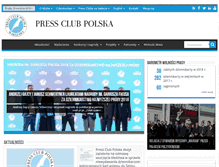 Tablet Screenshot of pressclub.pl