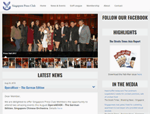 Tablet Screenshot of pressclub.org.sg